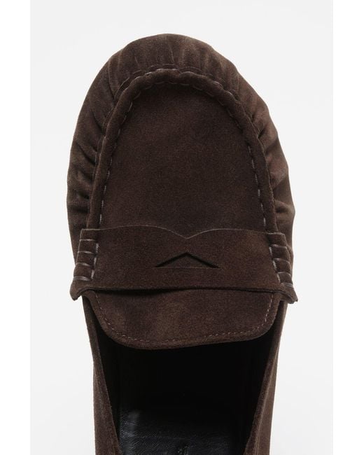 Acne Brown Suede Loafers for men