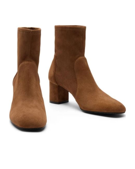 Stuart Weitzman Brown Lucie Bootie