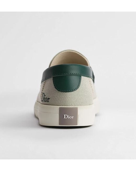 Dior Green Iviera Chester Loafer for men