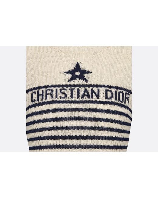 Dior White Iviera Sweater