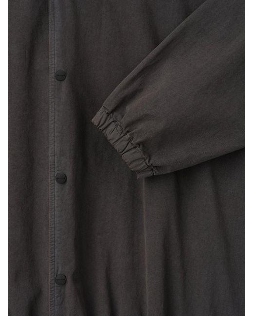 Fear Of God Gray Button-Up Shirt Jacket for men