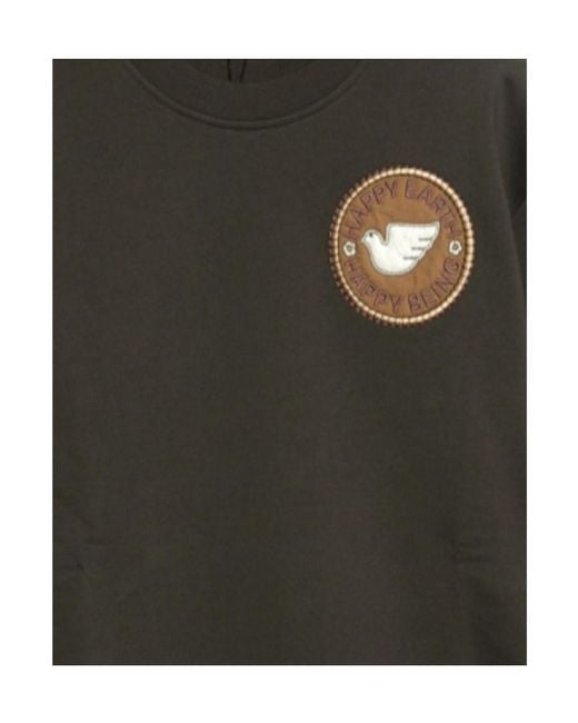 McQ Alexander McQueen Black Logo Round Neck Hoodie for men