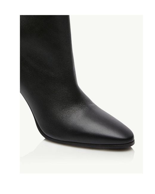 Aquazzura Black Calf-Length 100Mm Boots