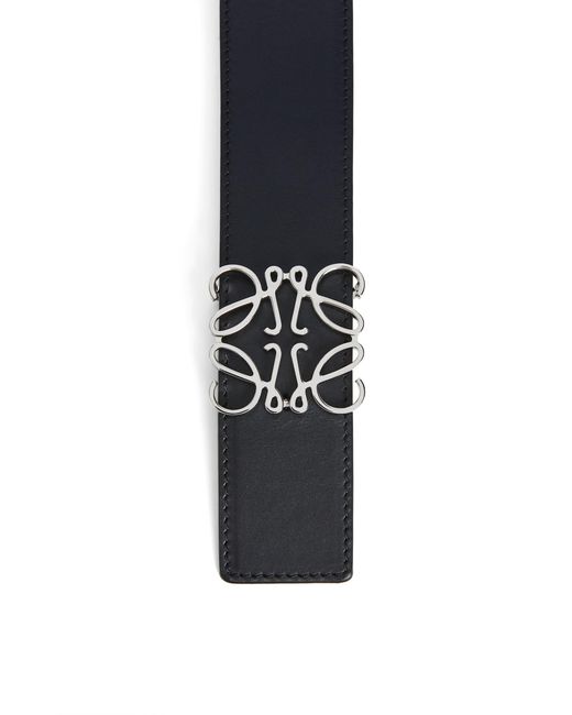 Loewe White Reversible Anagram Buckle Belt for men