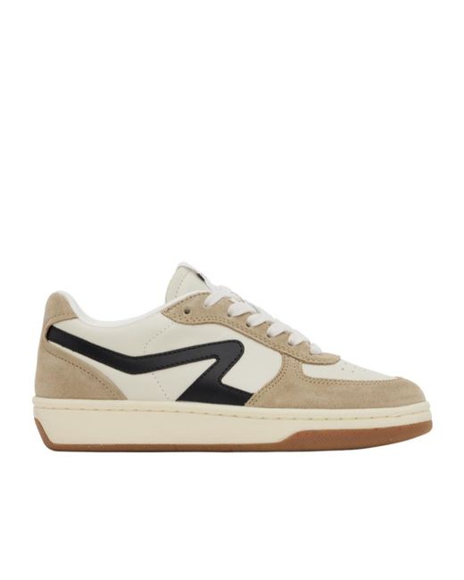 Rag & Bone White Lace-Up Sneakers