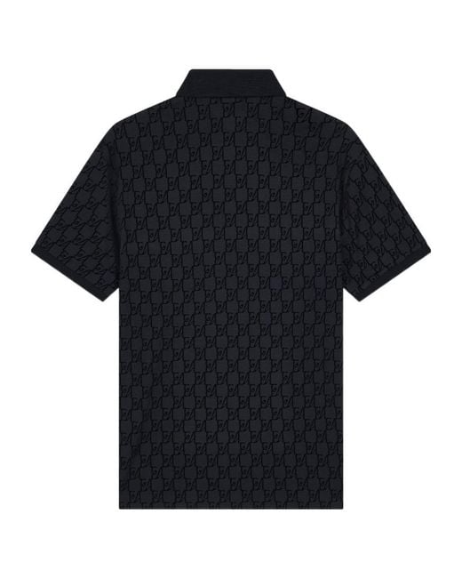 Emporio Armani Black Polo Shirt for men