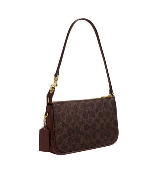 COACH Brown Plaza Shoulder Bag