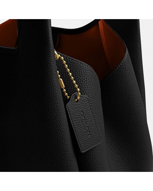 COACH Black Top Handle Shoulder Bag