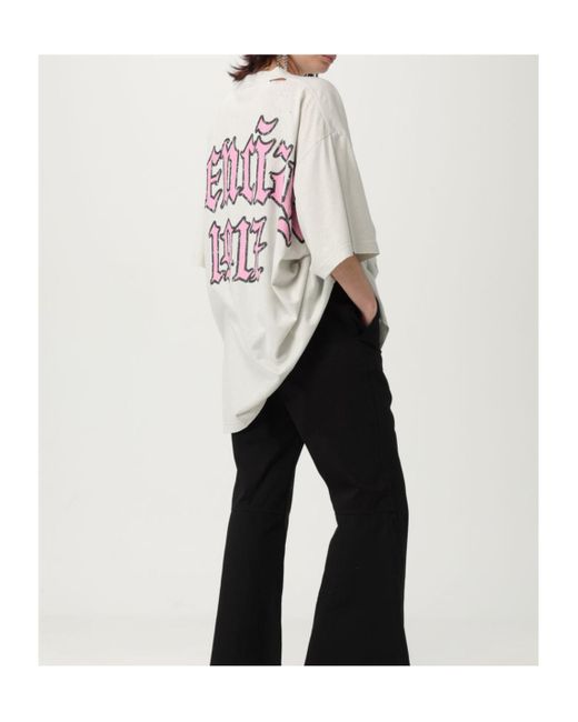 Balenciaga Gray Vintage Oversized T-Shirt