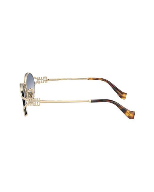 Miu Miu White Metal Sunglasses