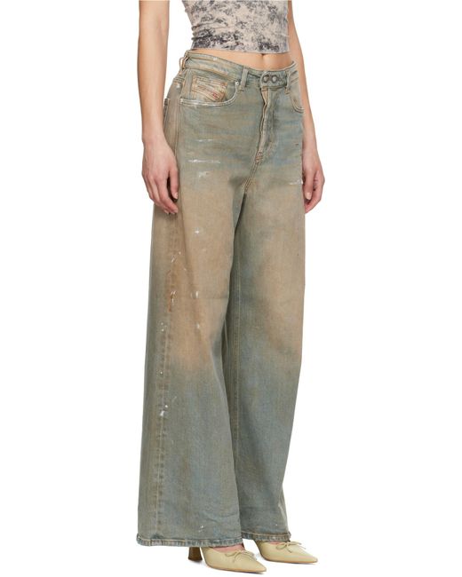 DIESEL White 1996 D-Sire 007Z4 Relaxed Jeans