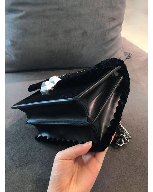 Fendi Black Kan I Logo Embellished Shoulder Bag