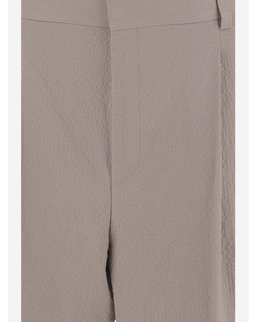 Boss Gray Shorts With Belt Loops for men
