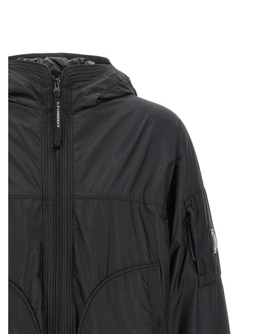 C P Company Black Nada Shield Jacket for men