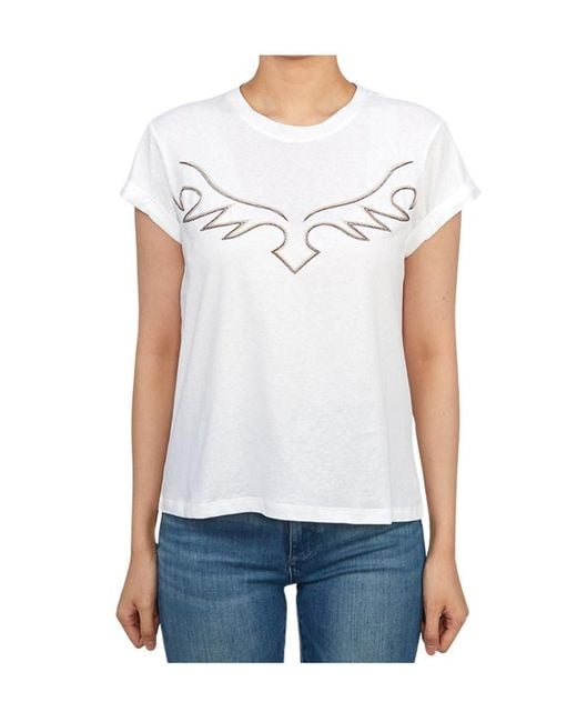 AllSaints White Short-Sleeved T-Shirt