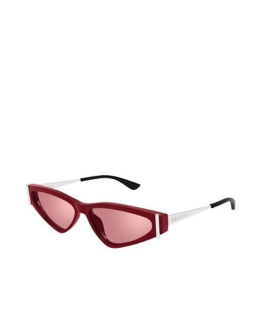McQueen Pink Eyewear Cat-Eye Frame Sunglasses