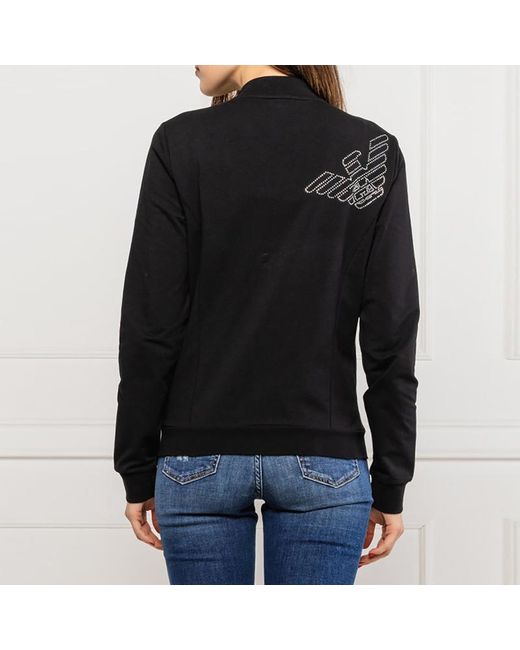 EA7 Black Logo Casual Jacket