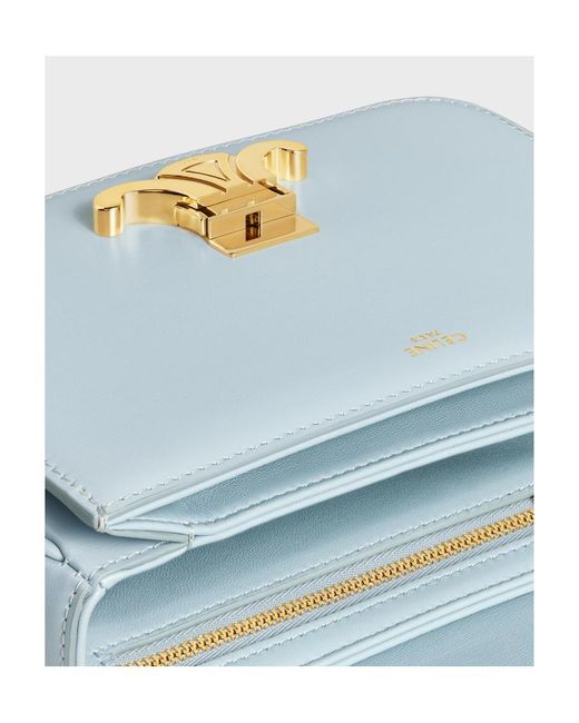 Céline Blue Teen Triomphe Bag