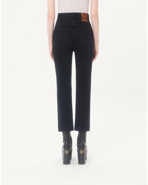 Valentino Blue Denim Trousers
