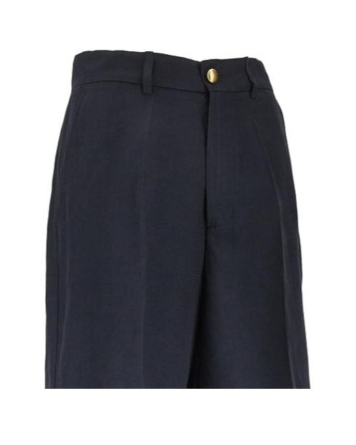 P.A.R.O.S.H. Blue Shorts With Belt Loops
