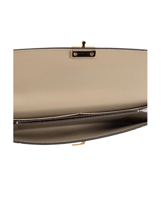 Totême Black Totême T-Lock Embossed Wallet