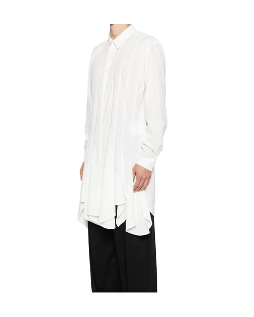 Comme des Garçons White Long Sleeve Shirt for men