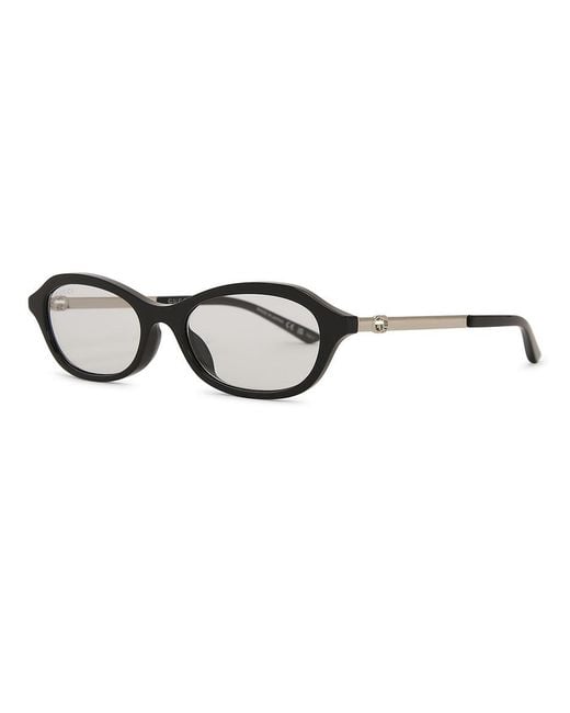 Gucci White Full Frame Sunglasses