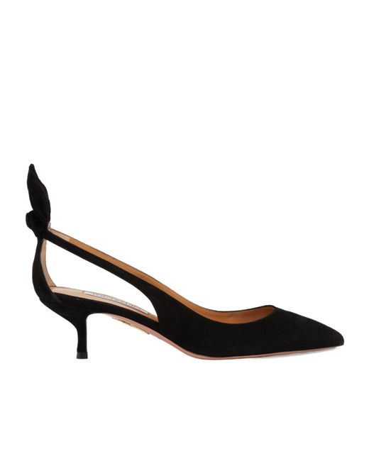 Aquazzura Black Pointed High Heels