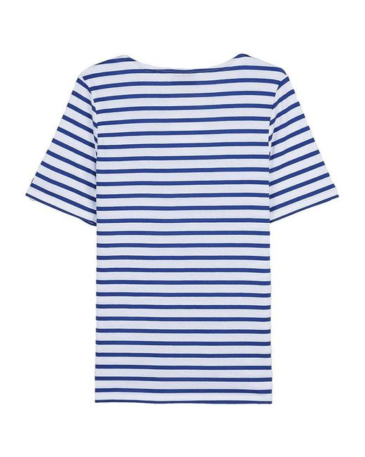 Saint James Blue Short-Sleeve T-Shirt for men