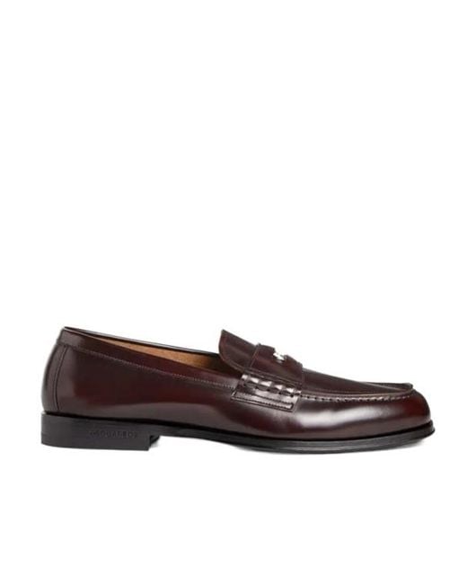 DSquared² Brown Neoclassic Loafers for men