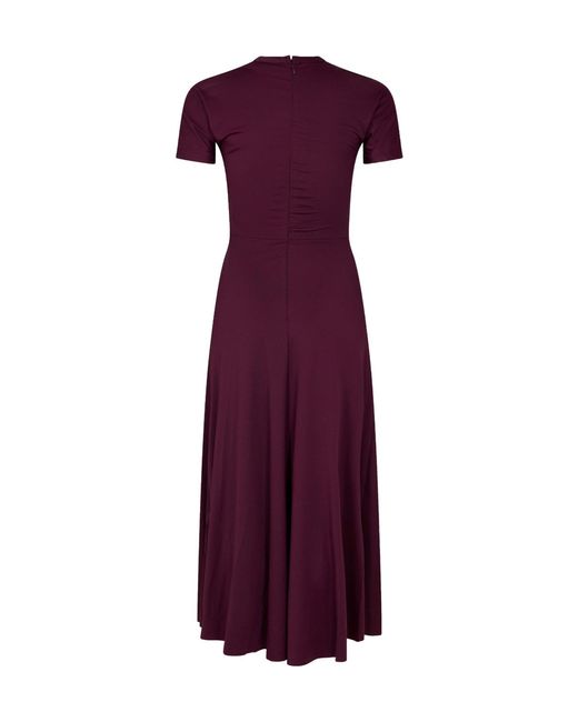 Victoria Beckham Purple A Line Dress