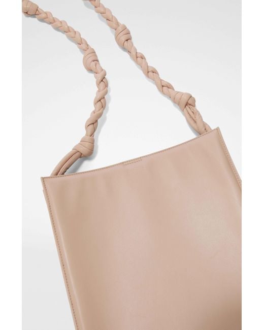 Jil Sander White Medium Tangle Shoulder Bag