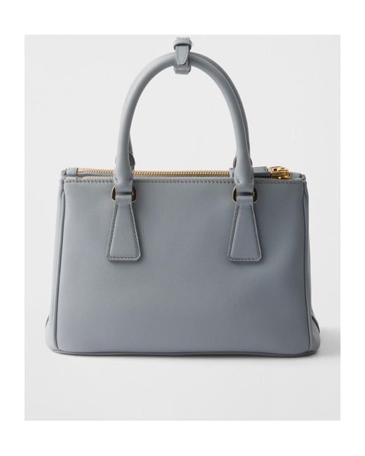 Prada Gray Galleria Small Leather Bag