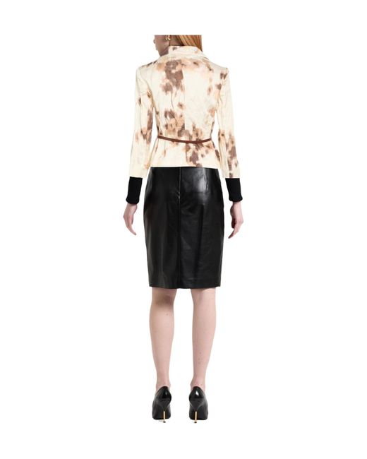 Max Mara Natural Multi-Colored Single- Blazer