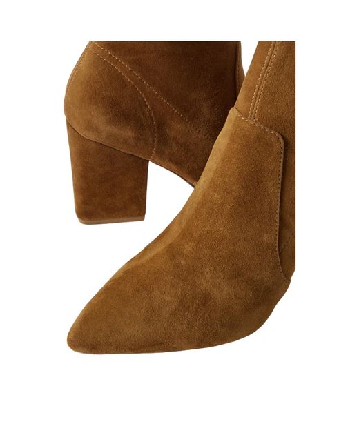 Loeffler Randall Brown Isla Suede Ankle Boots