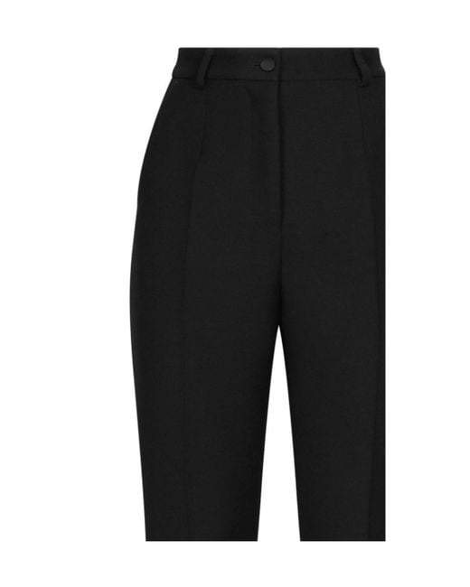 Dolce & Gabbana Black Slim-Fit Trousers