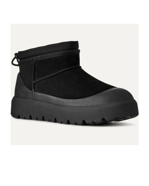 Ugg Black Round-Toed Boots for men