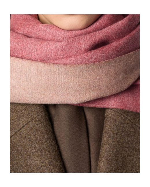 Loro Piana Pink Two-Tone Scarf