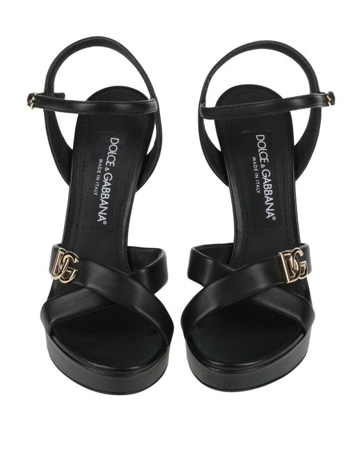 Dolce & Gabbana Black Sandals