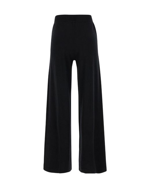 P.A.R.O.S.H. Black Drawstring Elastic Waist Pants