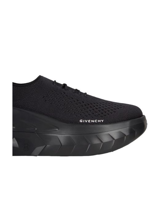 Givenchy Black Marshmallow Wedge Sneakers