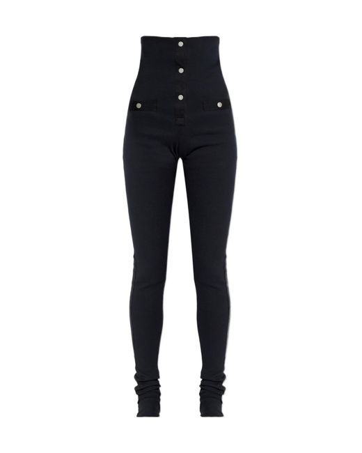 The Attico Blue The High Waist Trousers for men