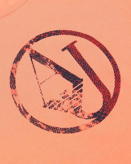 Armani Jeans Pink Round-Necked Logo T-Shirt
