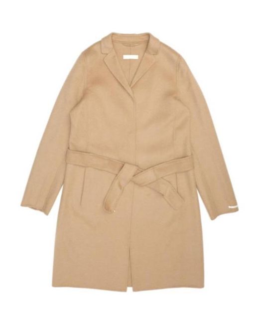 Max Mara Natural Logo Coat
