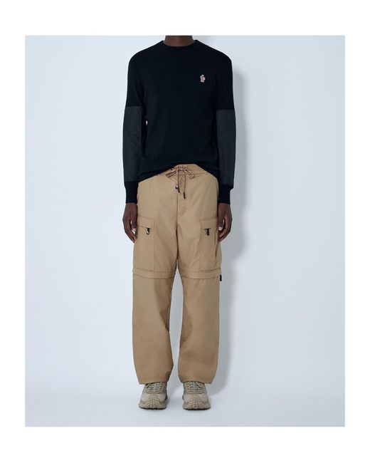 Moncler Blue Long-Sleeved Knitwear for men