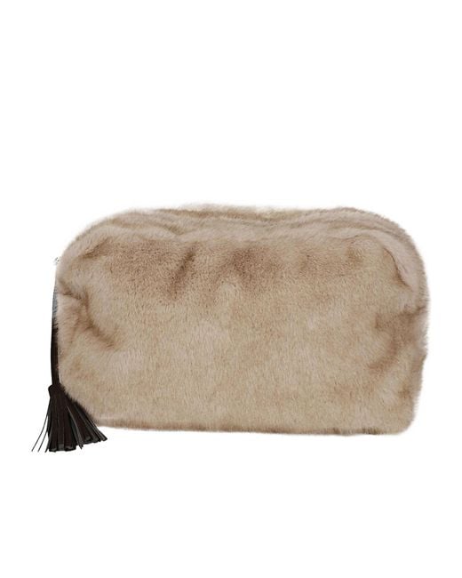 P.A.R.O.S.H. Natural Zip-Top Clutch