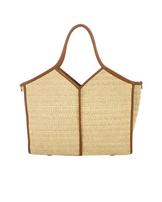 Hereu Natural Double Handle Tote Bag