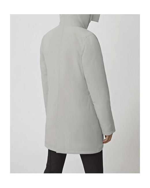 Canada Goose Gray Logo Down Jacket