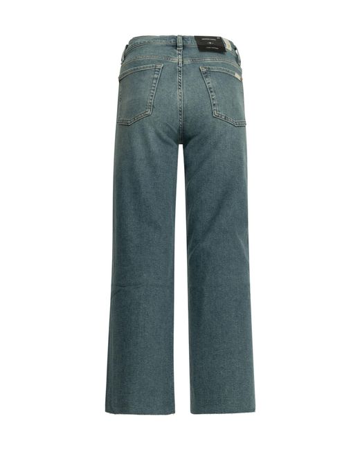 7 For All Mankind Green Belt Loops Jeans