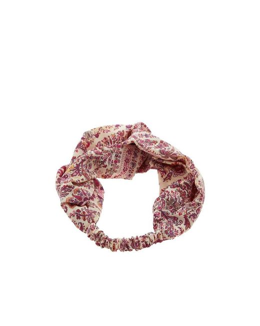 Etro Pink Logo Hair Accessories